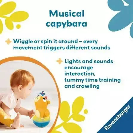 Capybara Push & Listen Roly Poly-Ravensburger-The Red Balloon Toy Store
