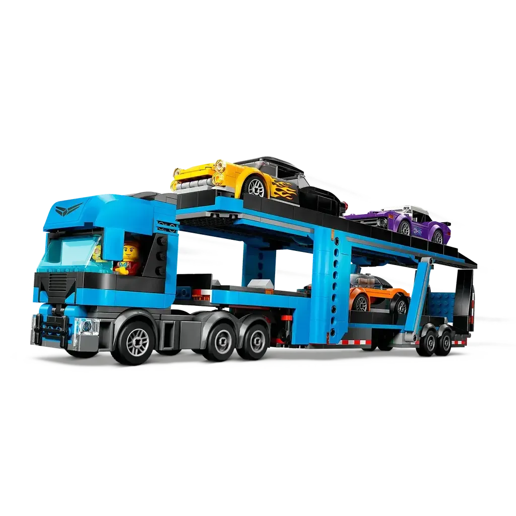 Car Transporter Truck with Sports Cars-LEGO-The Red Balloon Toy Store