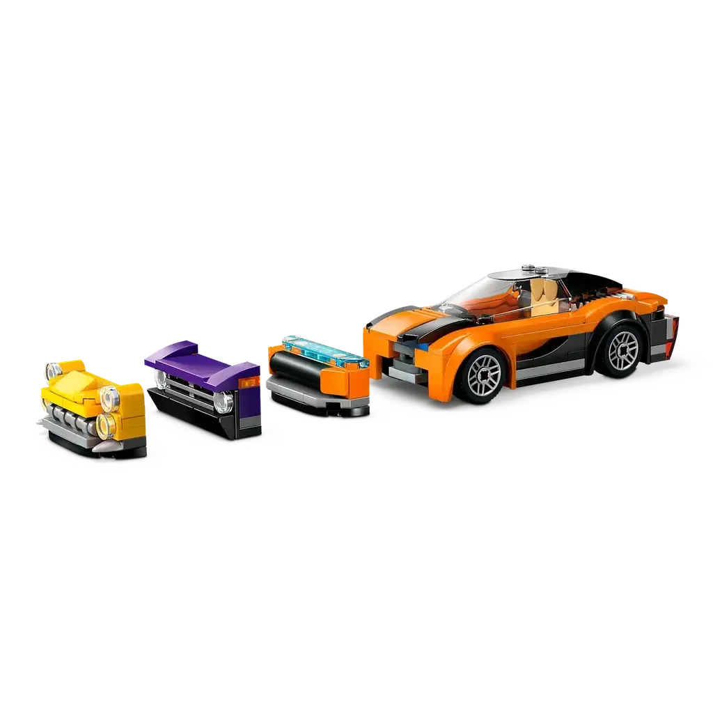 Car Transporter Truck with Sports Cars-LEGO-The Red Balloon Toy Store