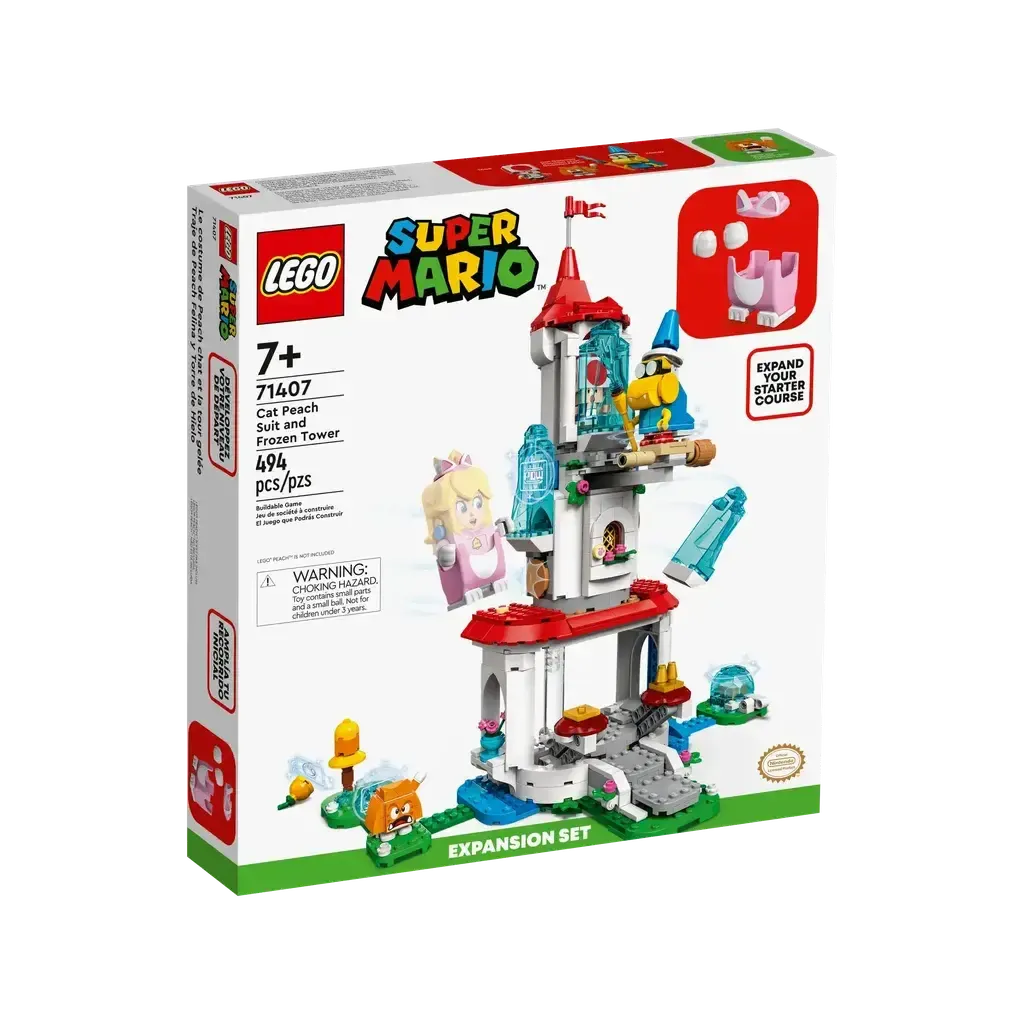 Cat Peach Suit and Frozen Tower-LEGO-The Red Balloon Toy Store