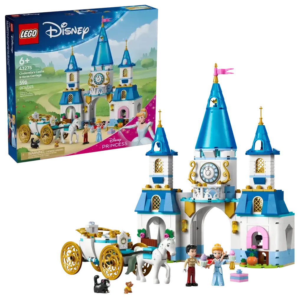 Cinderella's Castle & Horse Carriage-LEGO-The Red Balloon Toy Store