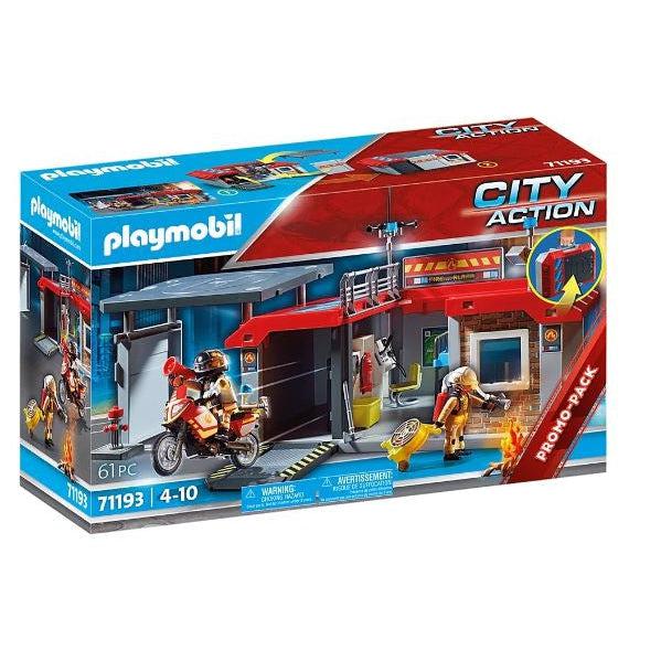 Playmobil Water Rescue Helicopter City Action Fire Fighter Set 5542...