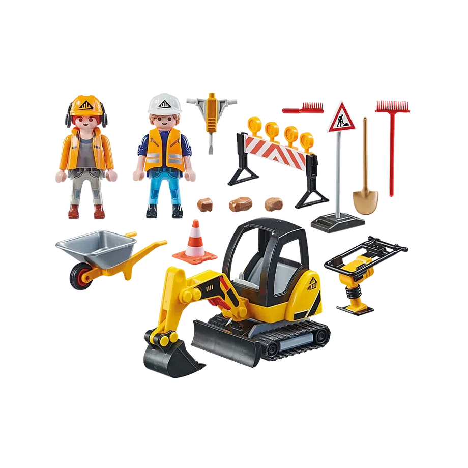 City Action - Road Construction -Playmobil – The Red Balloon Toy Store