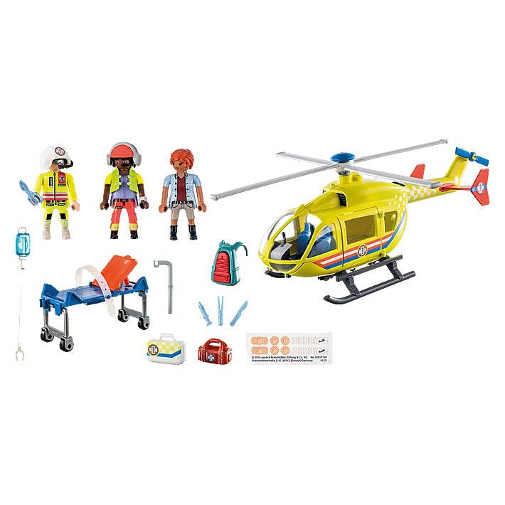 City Life - Medical Helicopter -Playmobil – The Red Balloon Toy Store