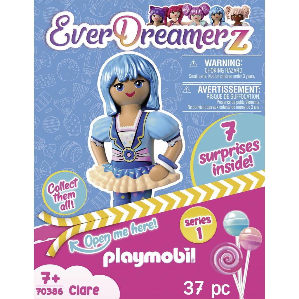 this is a front facing image of the box, showing off claire in the ever dreamerz set