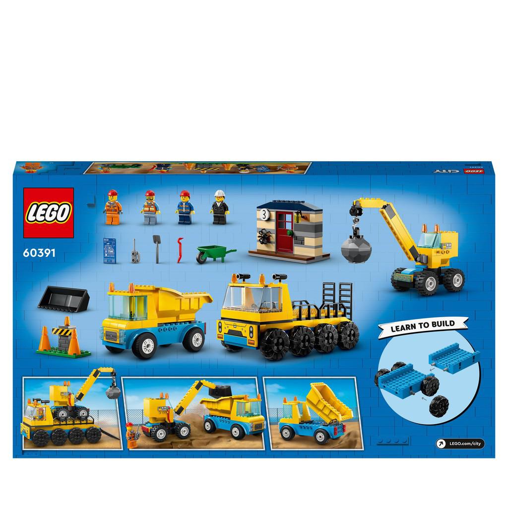 image shows the back of the box for the LEGO construction kit. 