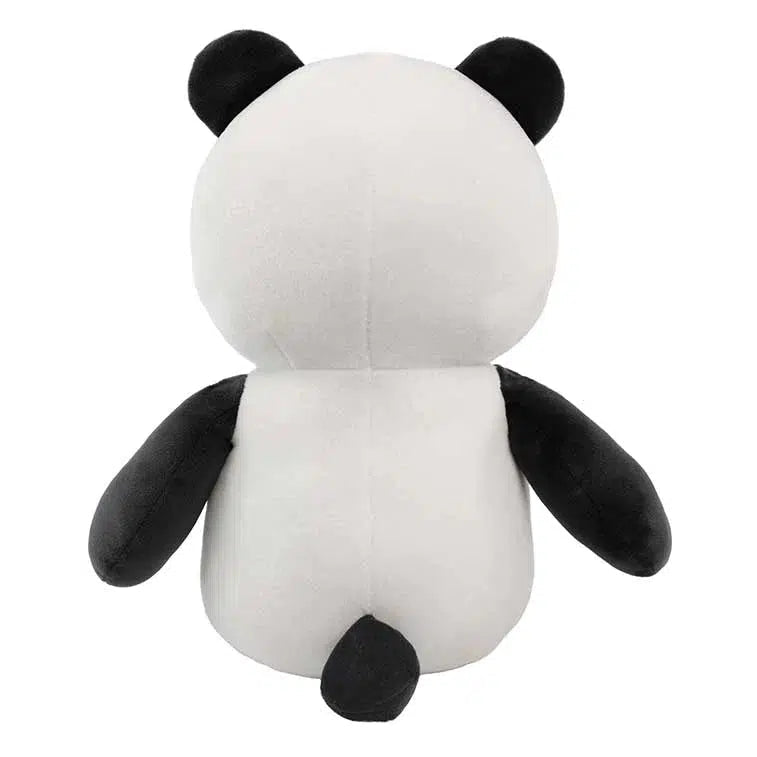 Back view of the plush. Shows that other the black tail, there are no more black spots on the back.