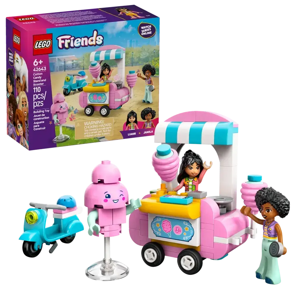 Cotton Candy Stand and Scooter-LEGO-The Red Balloon Toy Store