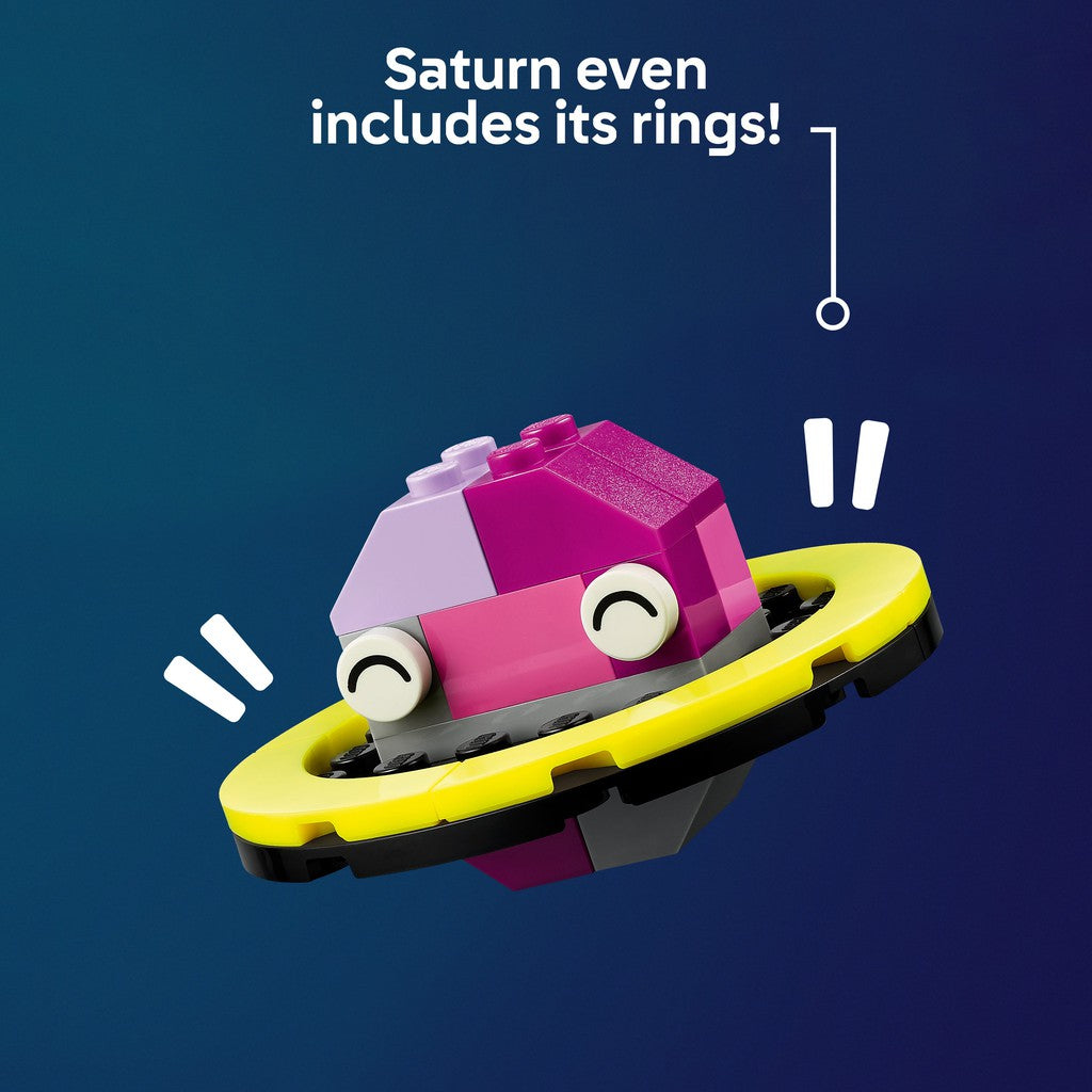 saturn even includes its rings!