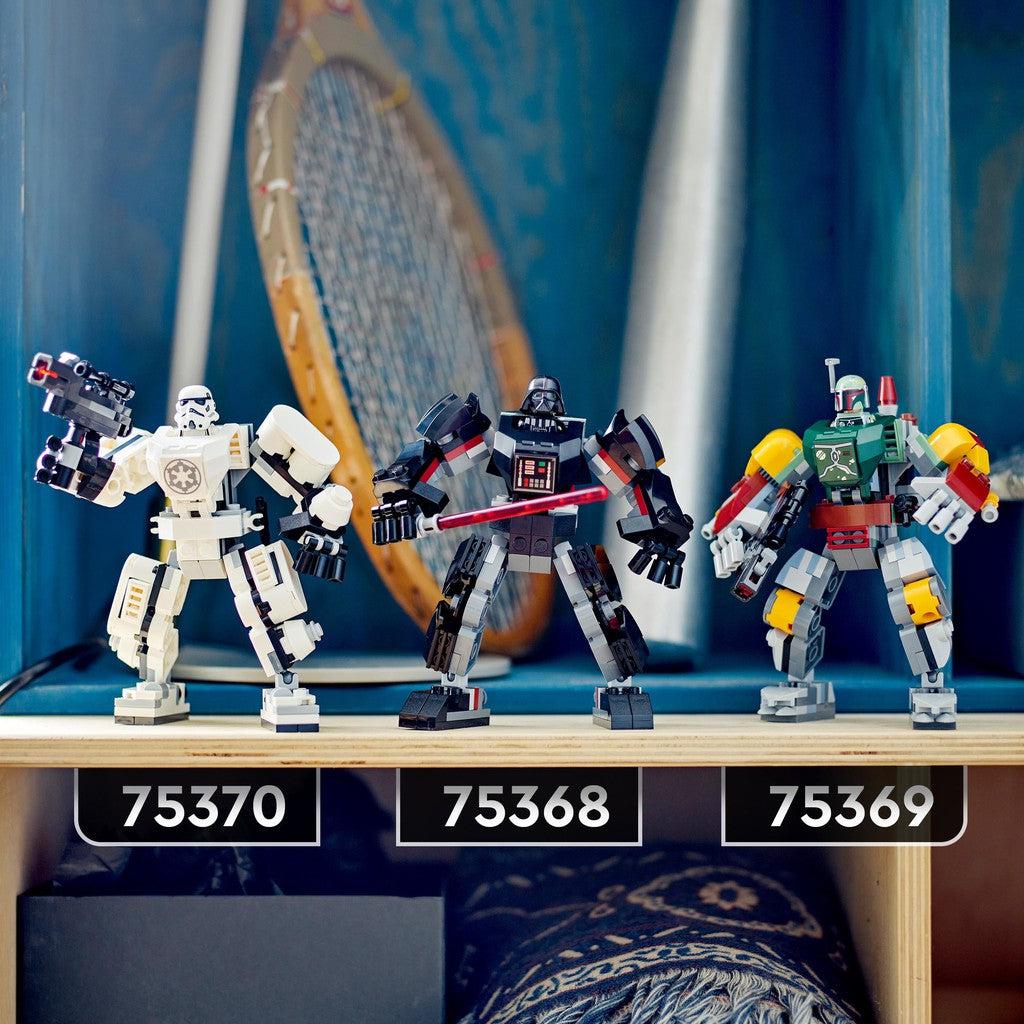 image shows the other Star Wars Mechs set 75370 75368 75369