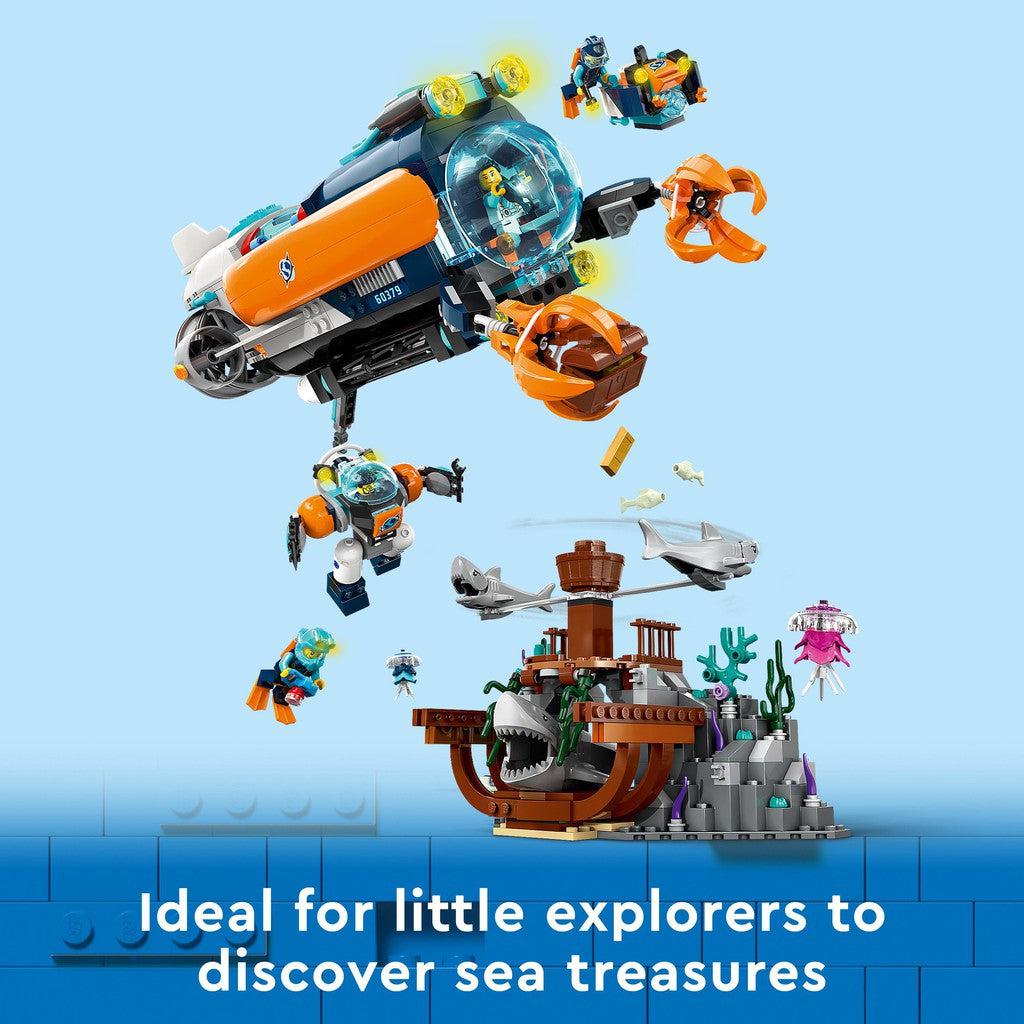 idea for little explorers to discover sea treasures