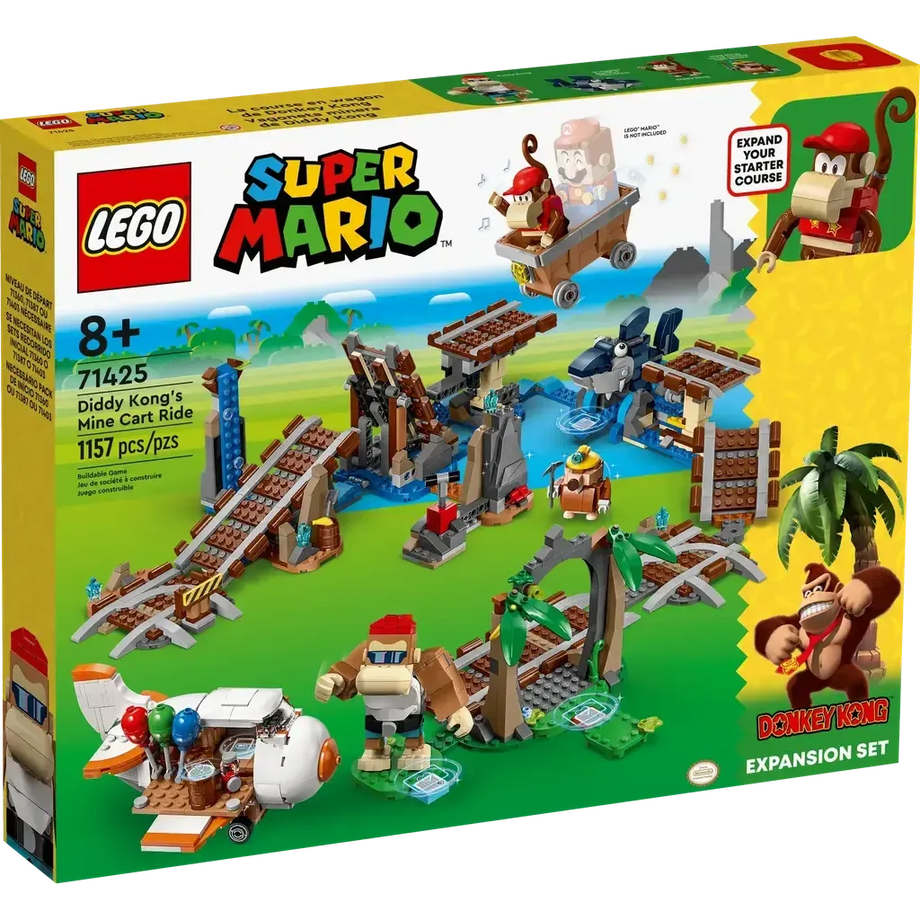 LEGO Super Mario: Diddy Kong's Mine Cart Ride Expansion Set (71425