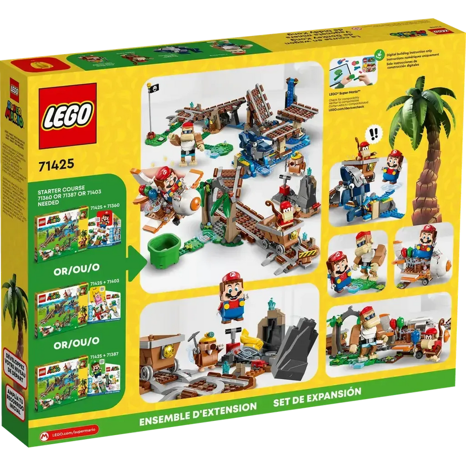 LEGO Super Mario: Diddy Kong's Mine Cart Ride Expansion Set (71425