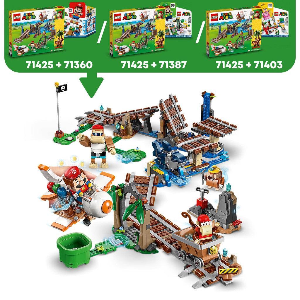 find other Diddy Kong LEGO sets with 71425 + 71360, 71387, 71403