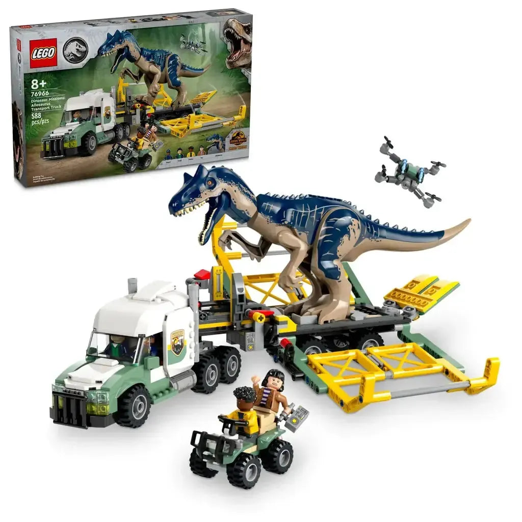 Dinosaur Missions: Allosaurus Transport Truck-LEGO-The Red Balloon Toy Store
