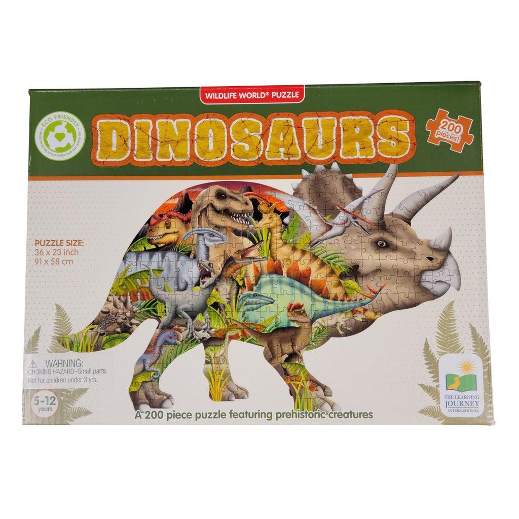 Dinosaurs Puzzle 200 Pcs-The Learning Journey Int.-The Red Balloon Toy Store