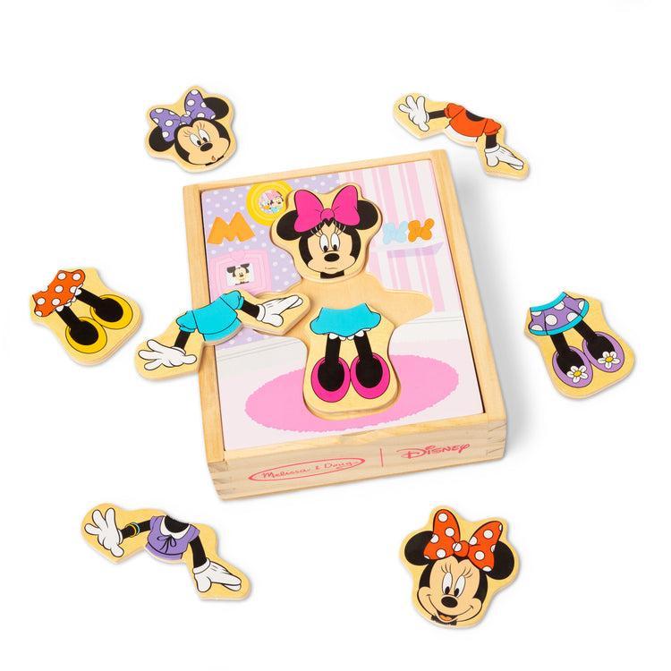 Disney Minnie Wooden Mix & Match Dressup-Melissa & Doug-The Red Balloon Toy Store