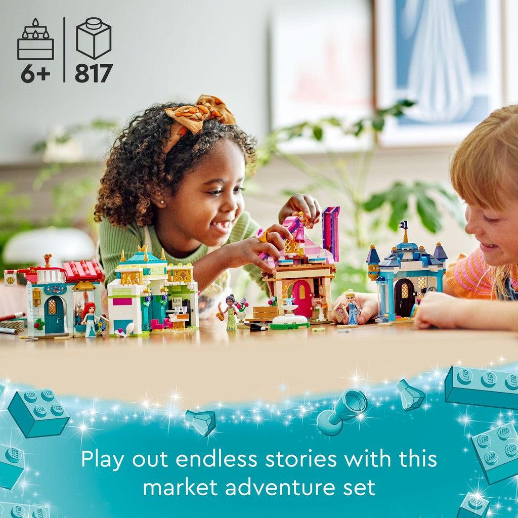for ages 6+ with 817 LEGO pieces. Play out endless stories with this market adventure set.