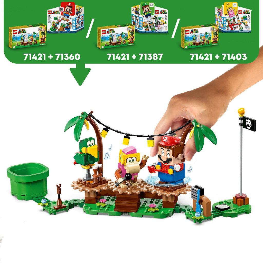 the expansion pack works with lego lets 71360 71387 71403