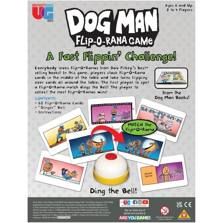 DogMan Flip-O-Rama Game-University Games-The Red Balloon Toy Store