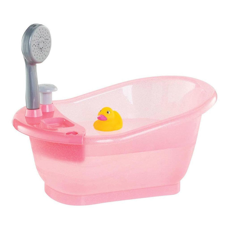 pink toy bathtub