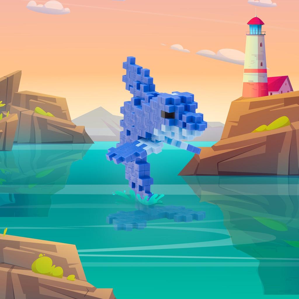 Dolphin Tube-Plus-Plus-The Red Balloon Toy Store