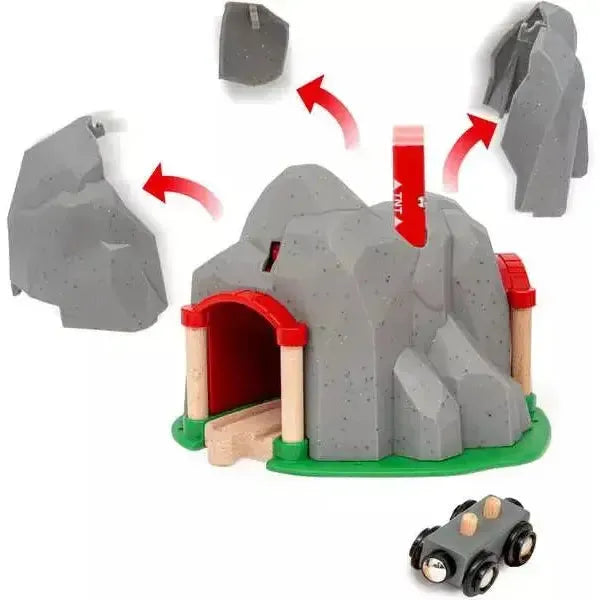 Dynamite Mountain Tunnel Brio-Ravensburger-The Red Balloon Toy Store