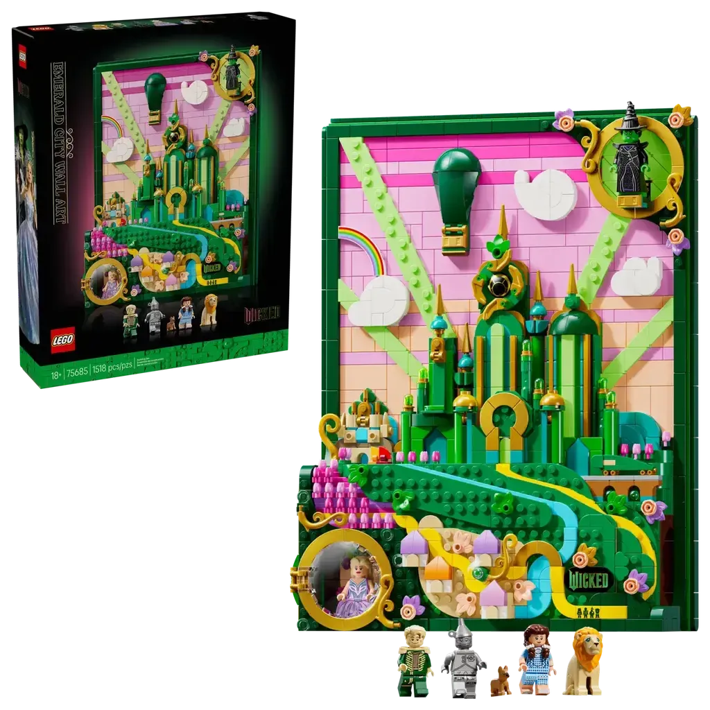 Emerald City Wall Art-LEGO-The Red Balloon Toy Store