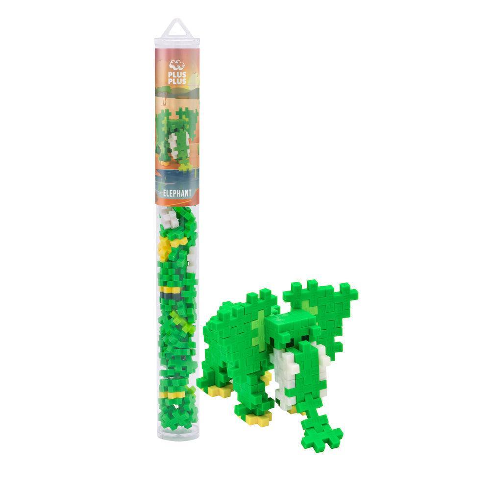 Emerald Elephant Tube-Plus-Plus-The Red Balloon Toy Store