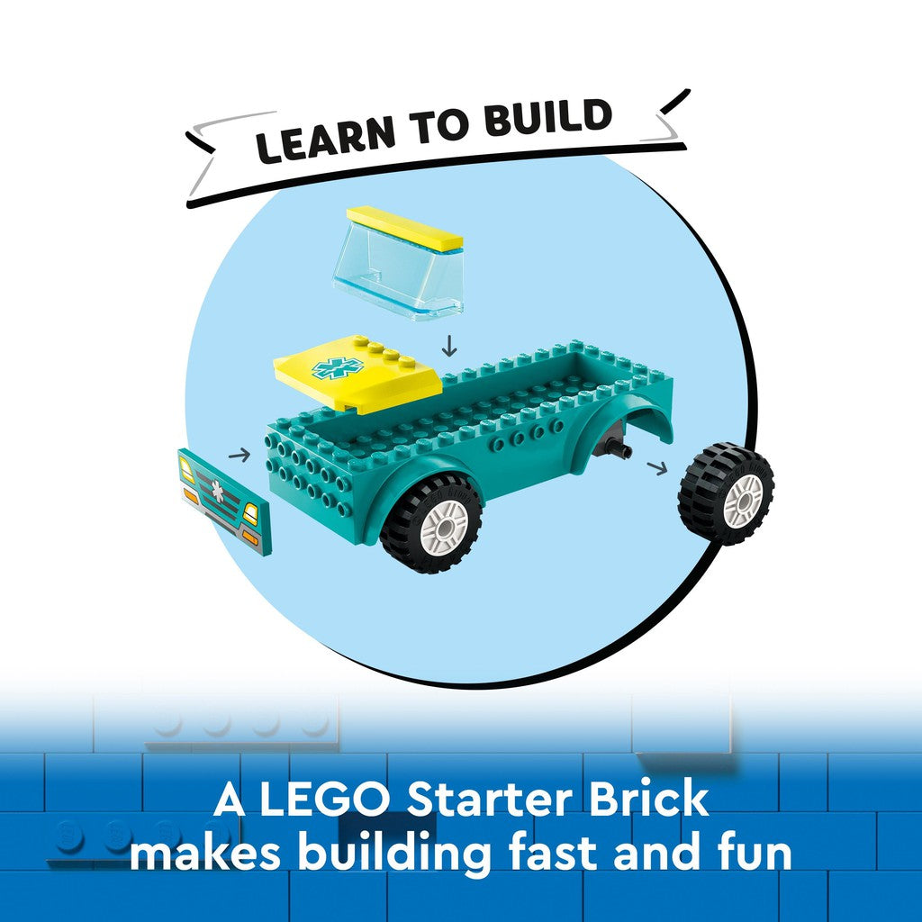 learn to build. A LEGO Starter brick makes building fast and fun