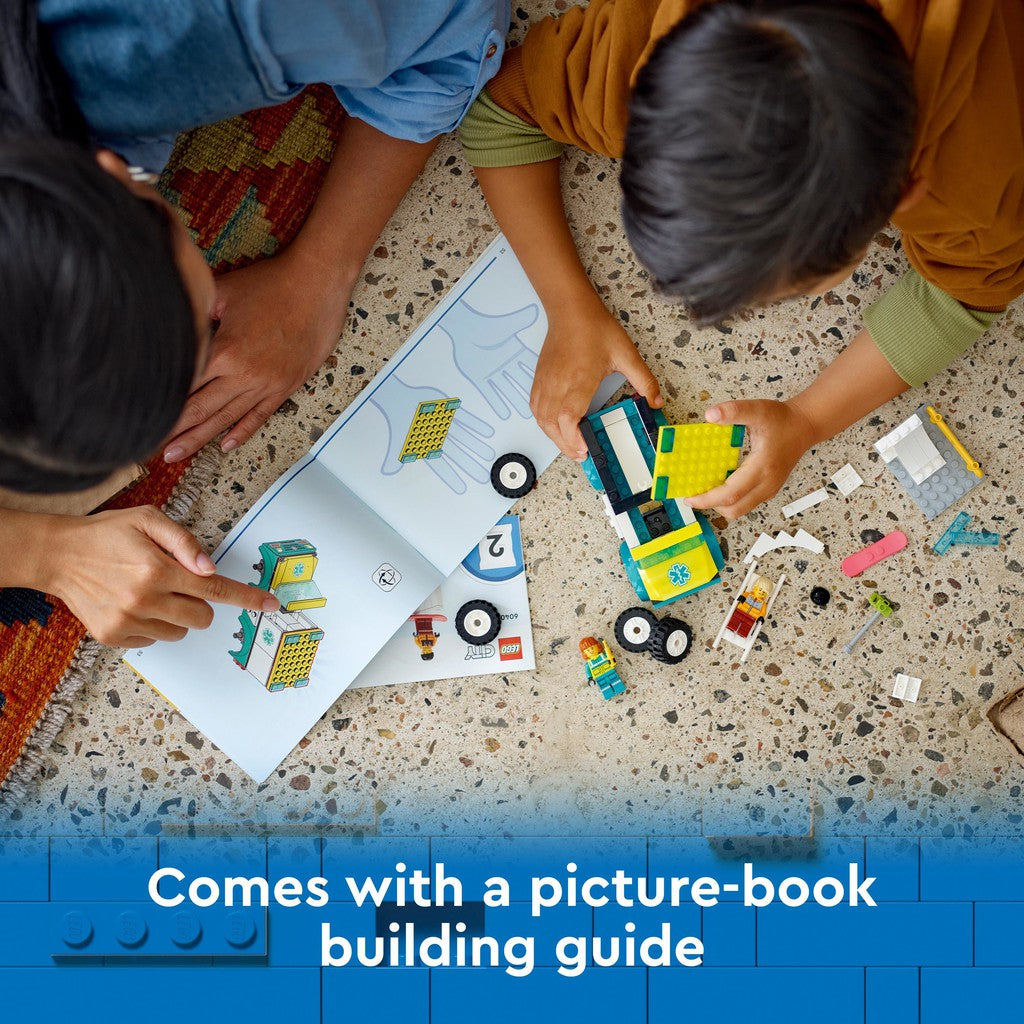 comes with a picture book building guide