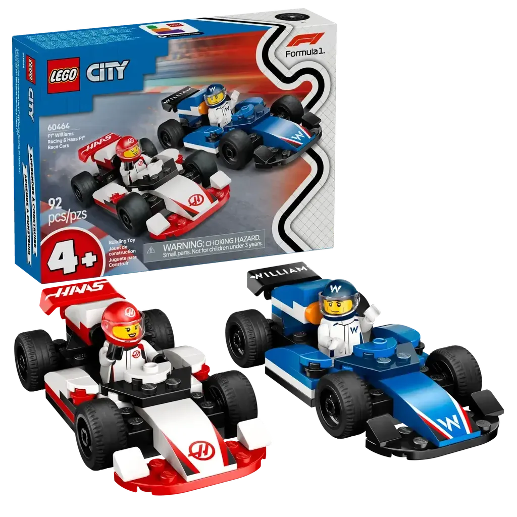 F1 Williams Racing & Haas F1 Race Cars-LEGO-The Red Balloon Toy Store