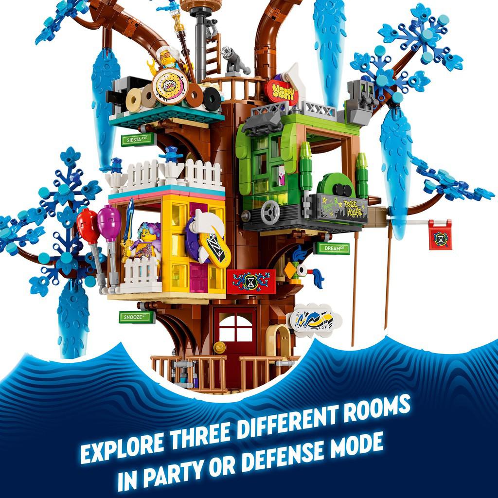 explore three different rooms in party or defence mode. 