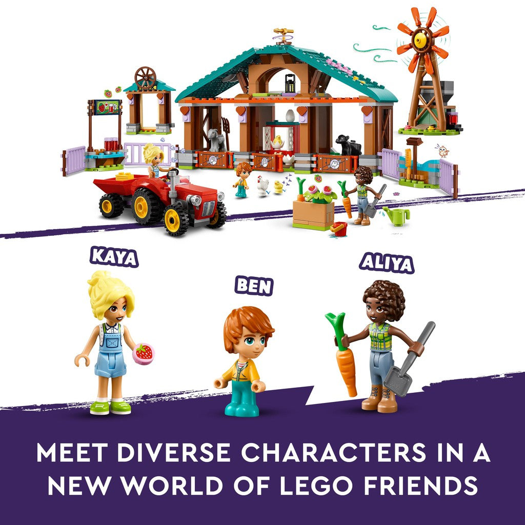meet diverse characters in a new world of LEGO friends. Kaya, Ben and Aliya
