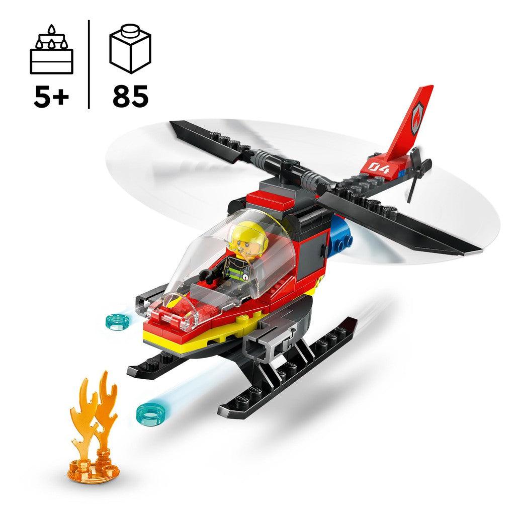 for ages 5+ with 85 LEGO pieces inside. 