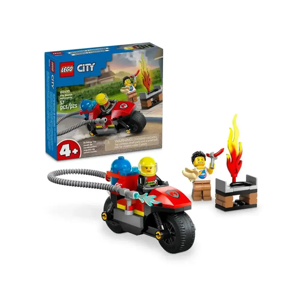 Fire Rescue Motorcycle-LEGO-The Red Balloon Toy Store