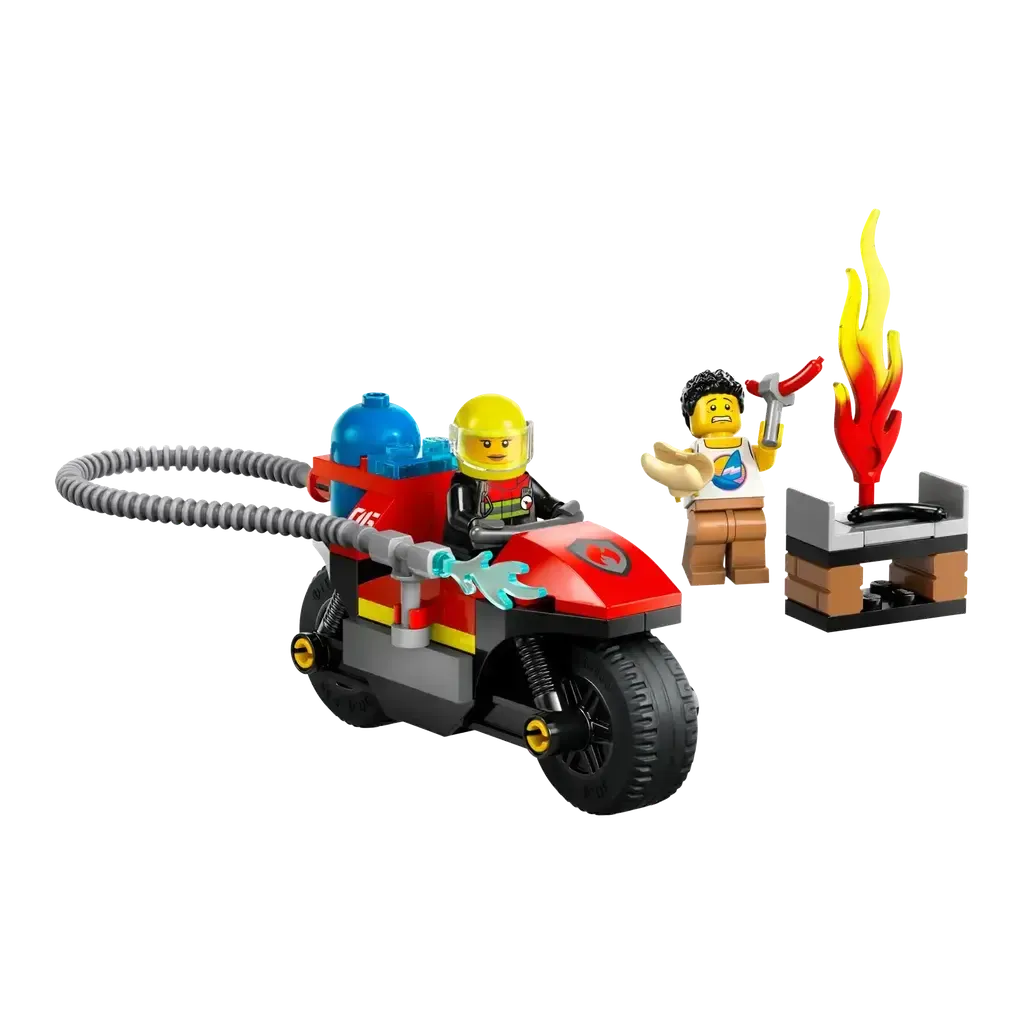 Fire Rescue Motorcycle-LEGO-The Red Balloon Toy Store