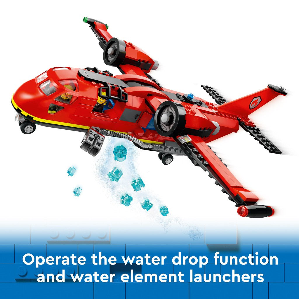 Operate the water drop function and water element launchers. 