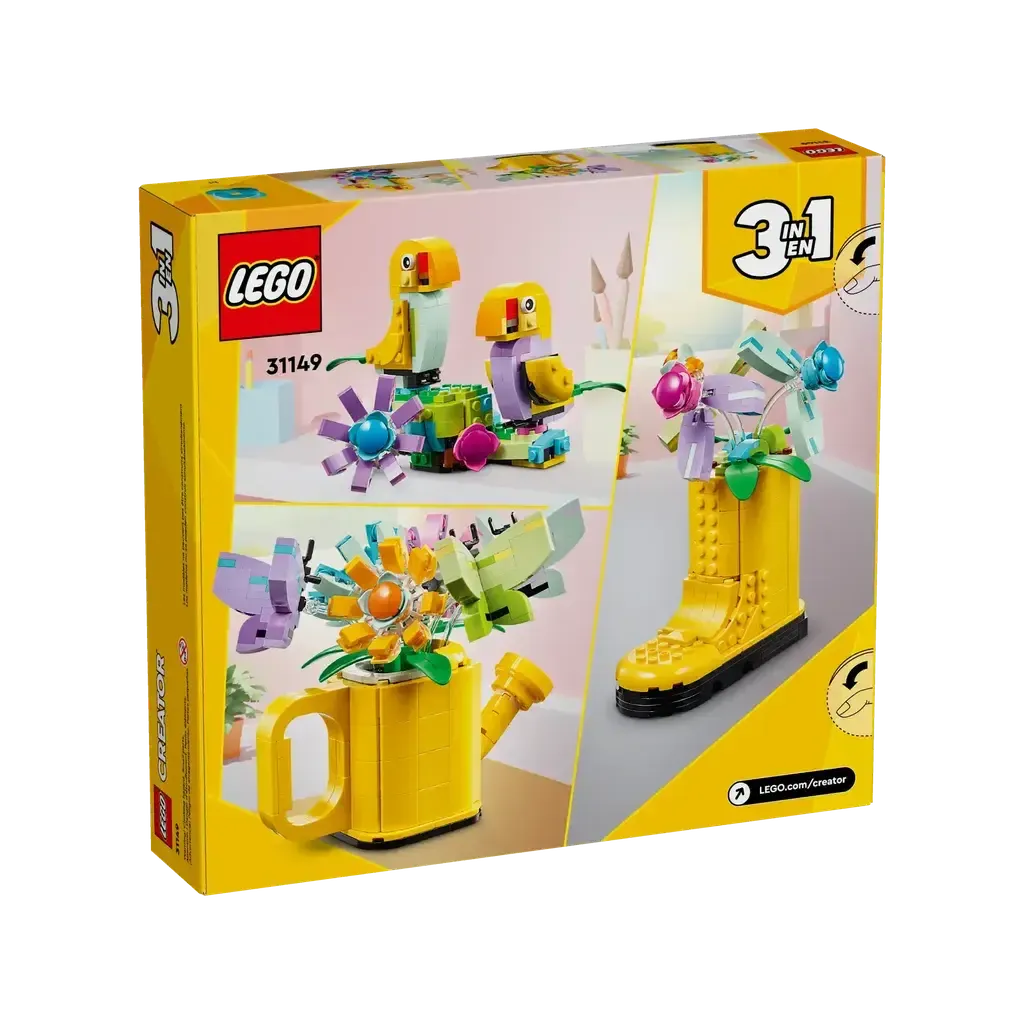 Flowers in Watering Can-LEGO-The Red Balloon Toy Store