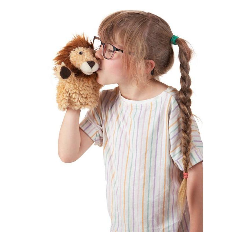 Folkmanis Little Lion Puppet-Folkmanis Inc.-The Red Balloon Toy Store
