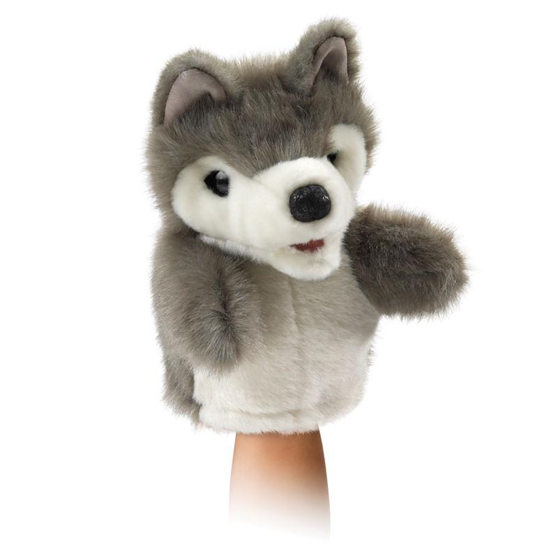 Folkmanis Little Wolf Puppet-Folkmanis Inc.-The Red Balloon Toy Store