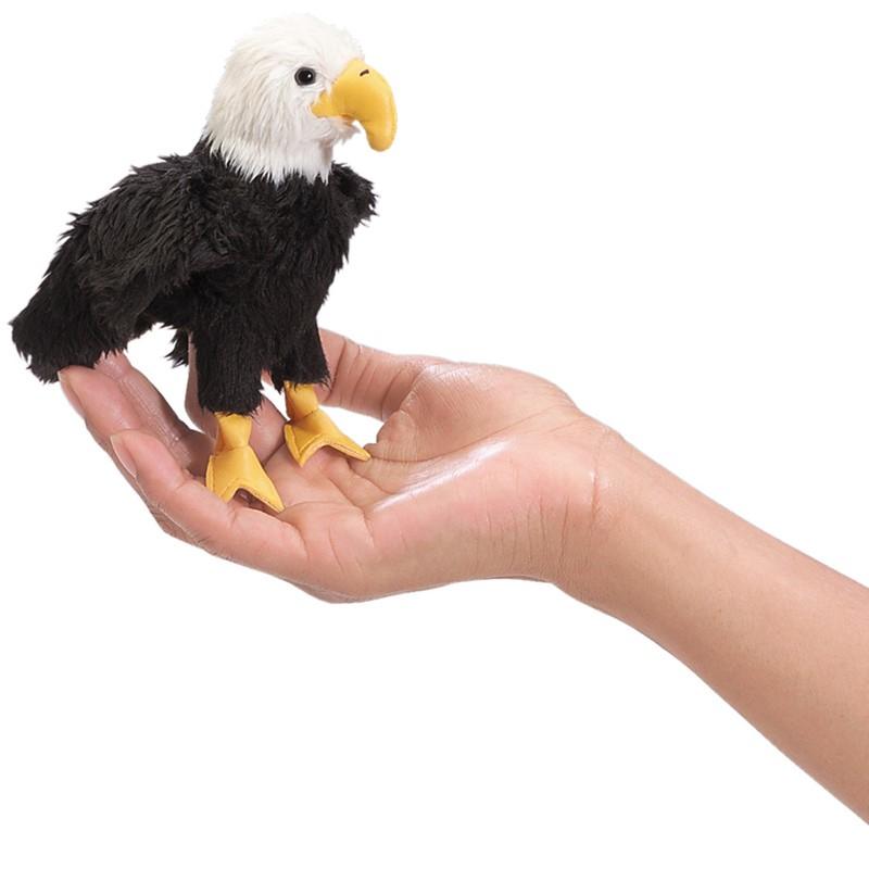Folkmanis Mini Eagle Puppet-Folkmanis Inc.-The Red Balloon Toy Store