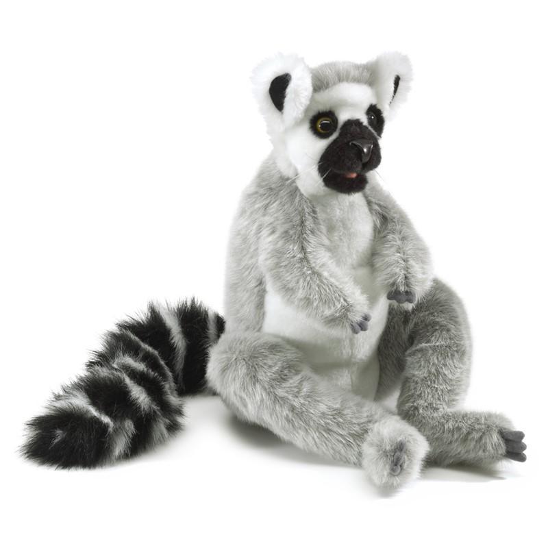 Folkmanis Ring-Tailed Lemur Puppet-Folkmanis Inc.-The Red Balloon Toy Store