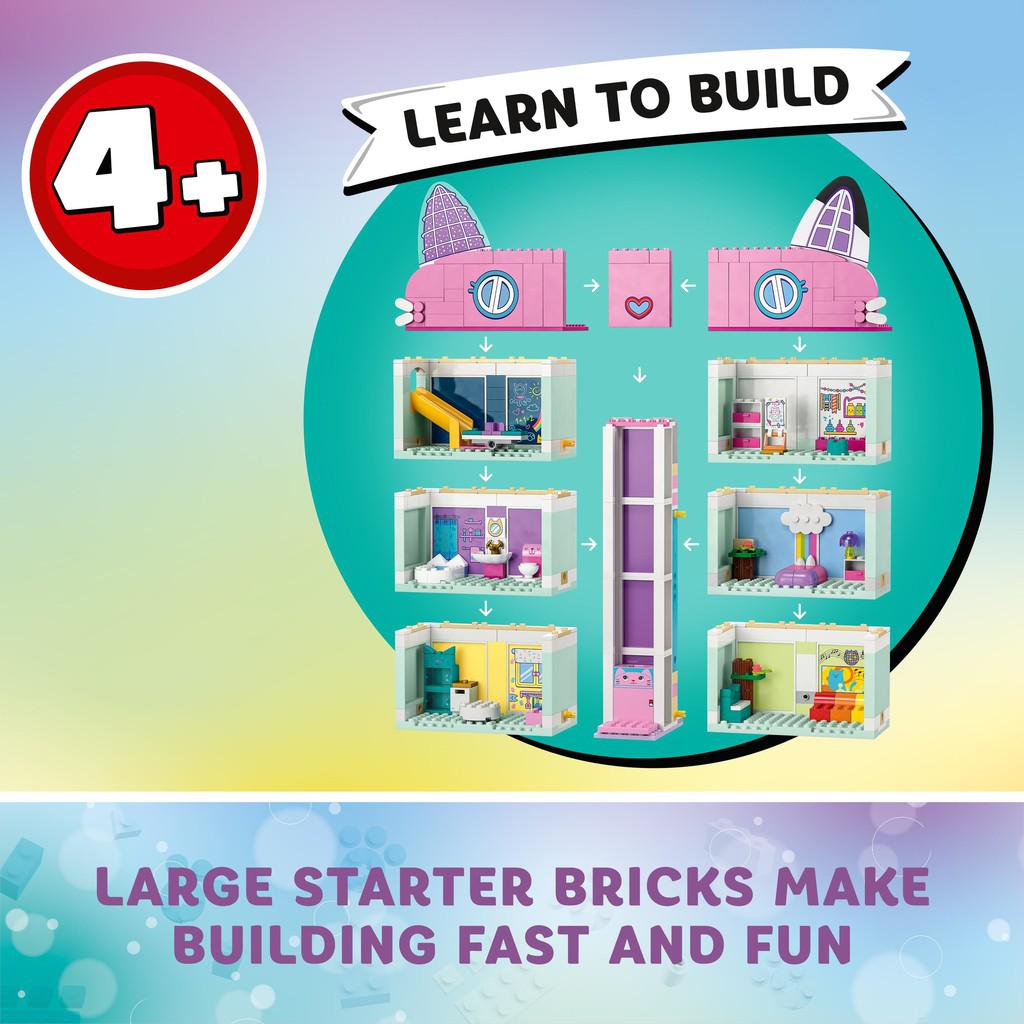 for ages 4+ to learn how to build. Large started bricks make building fast and fun