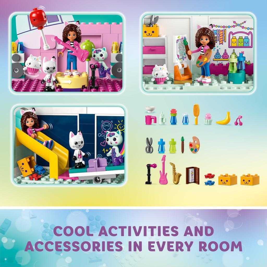 cool activities and accessories in every room. 