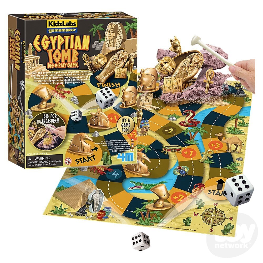 Gamemaker Egyptian Tomb Dig & Play Game-The Toy Network-The Red Balloon Toy Store