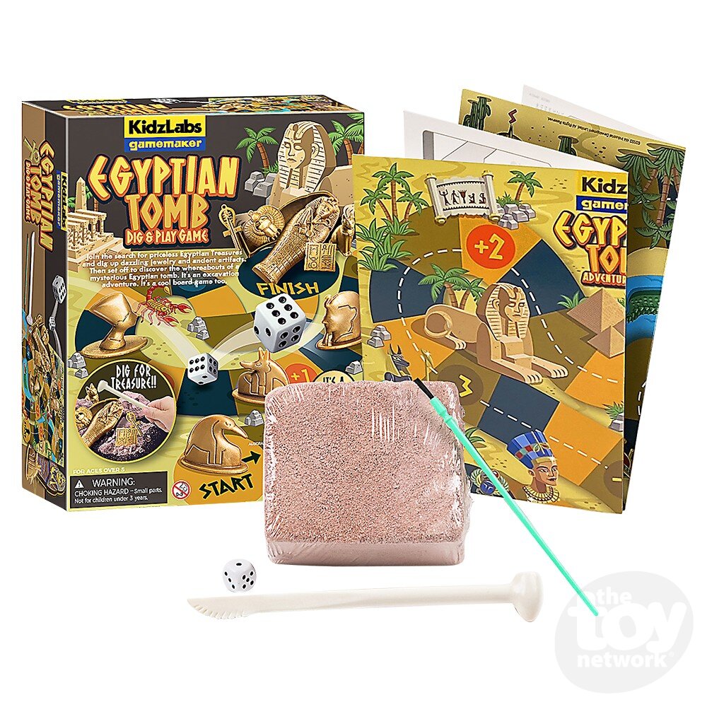 Gamemaker Egyptian Tomb Dig & Play Game-The Toy Network-The Red Balloon Toy Store