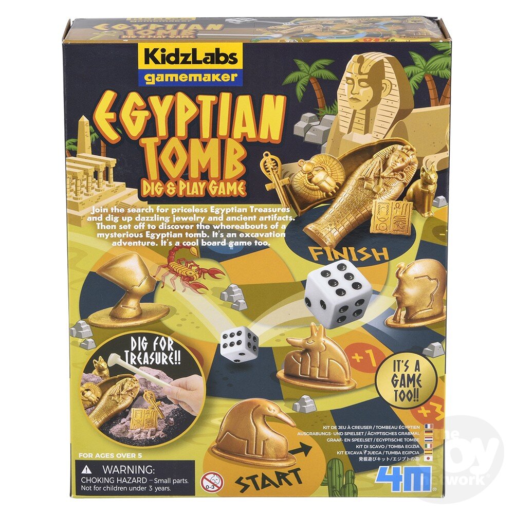 Gamemaker Egyptian Tomb Dig & Play Game-The Toy Network-The Red Balloon Toy Store