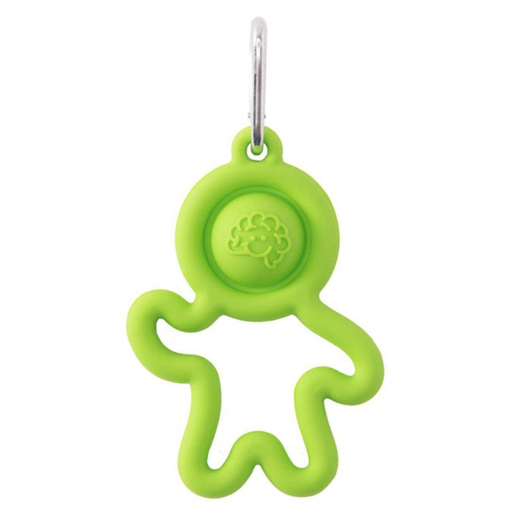 Green Lil' Dimpl Keychain-Fat Brain Toy Co.-The Red Balloon Toy Store