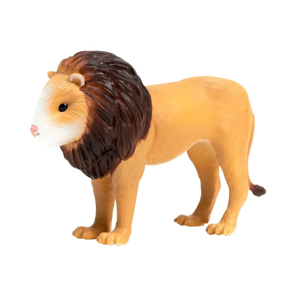 Image of the Hamlion Figure. It is a lion with a hamster's face.